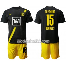 Borussia Dortmund Mats Hummels 15 Barn Bortedraktsett 2020-2021 Kortermet (+ Korte bukser)